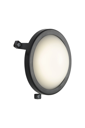 Polycarbonate LED Round Bulkhead - Black or White