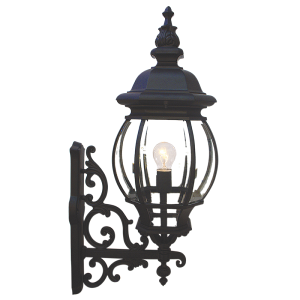 Die Cast Aluminium Rounded Belly Head Up Facing Lantern