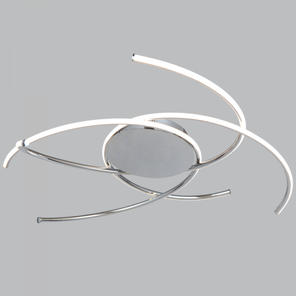 LED Polished Chrome and PVC Ceiling Fitting