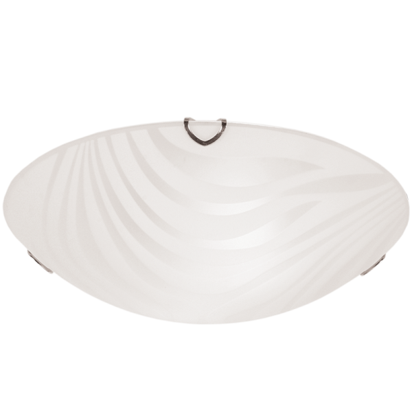 Metal and Glass Ceiling Fitting Small