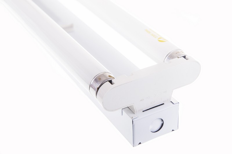 LED 2 Ft Double open channel with tubes