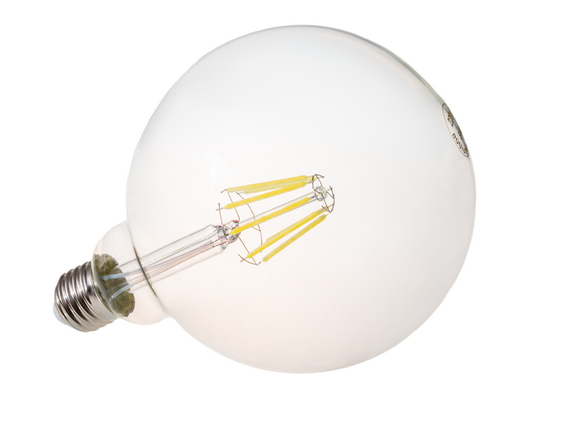 G125 Clear glass filament LED lamp