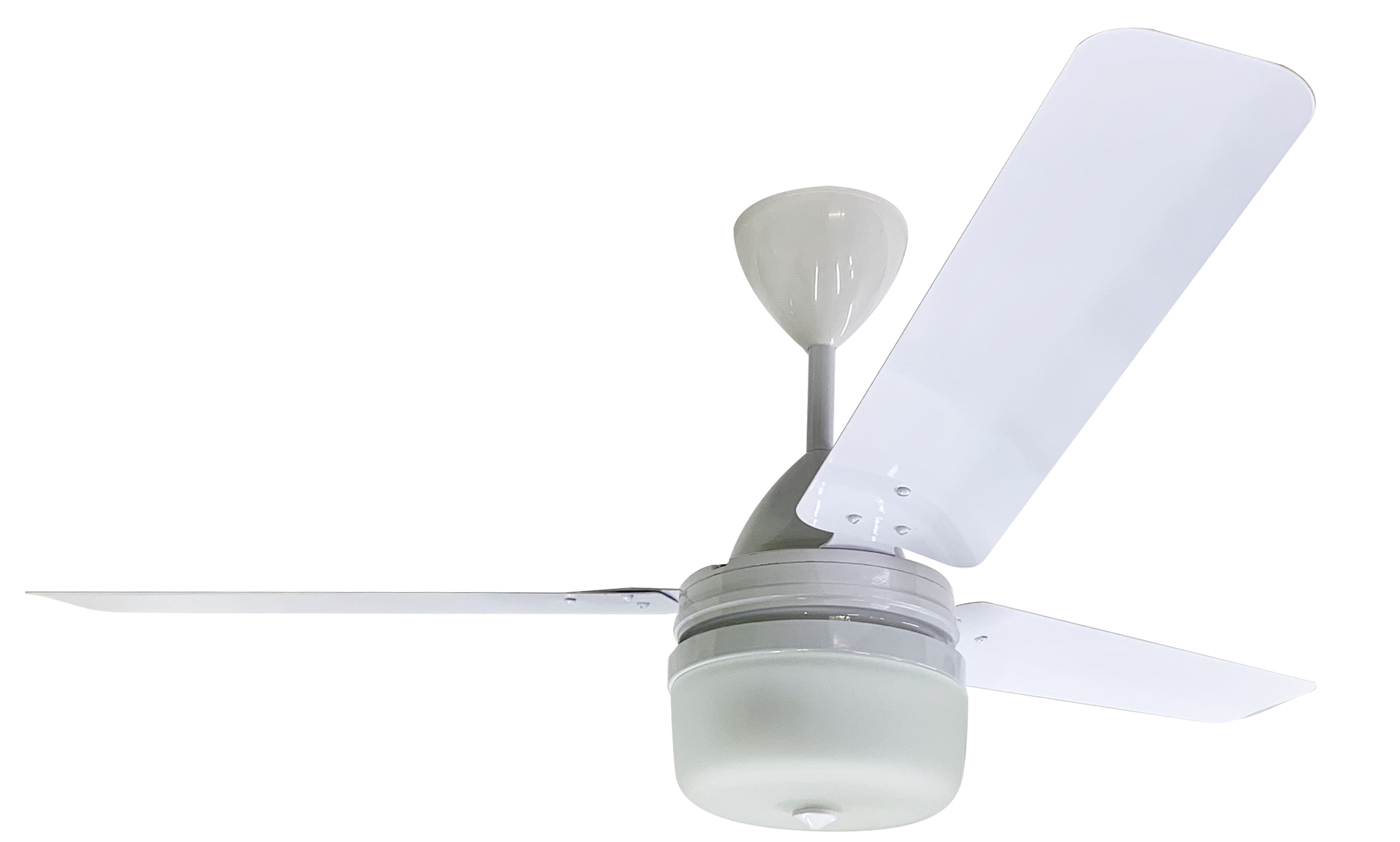 Solent High Breeze ceiling fan 3 X 1200mm with Cleo Light kit