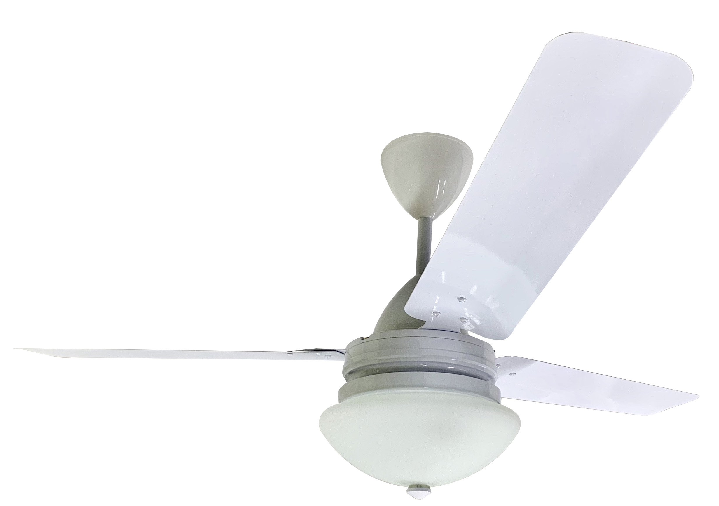 Solent High Breeze ceiling fan 3 X 1200mm with Oyster Light kit