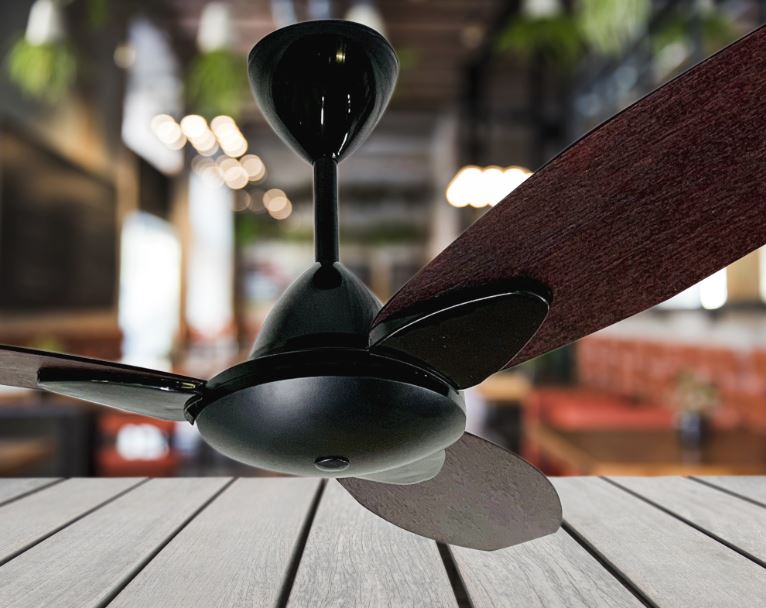Solent Senorita ceiling fan 3 X 1200mm Wood Blades Mahogany