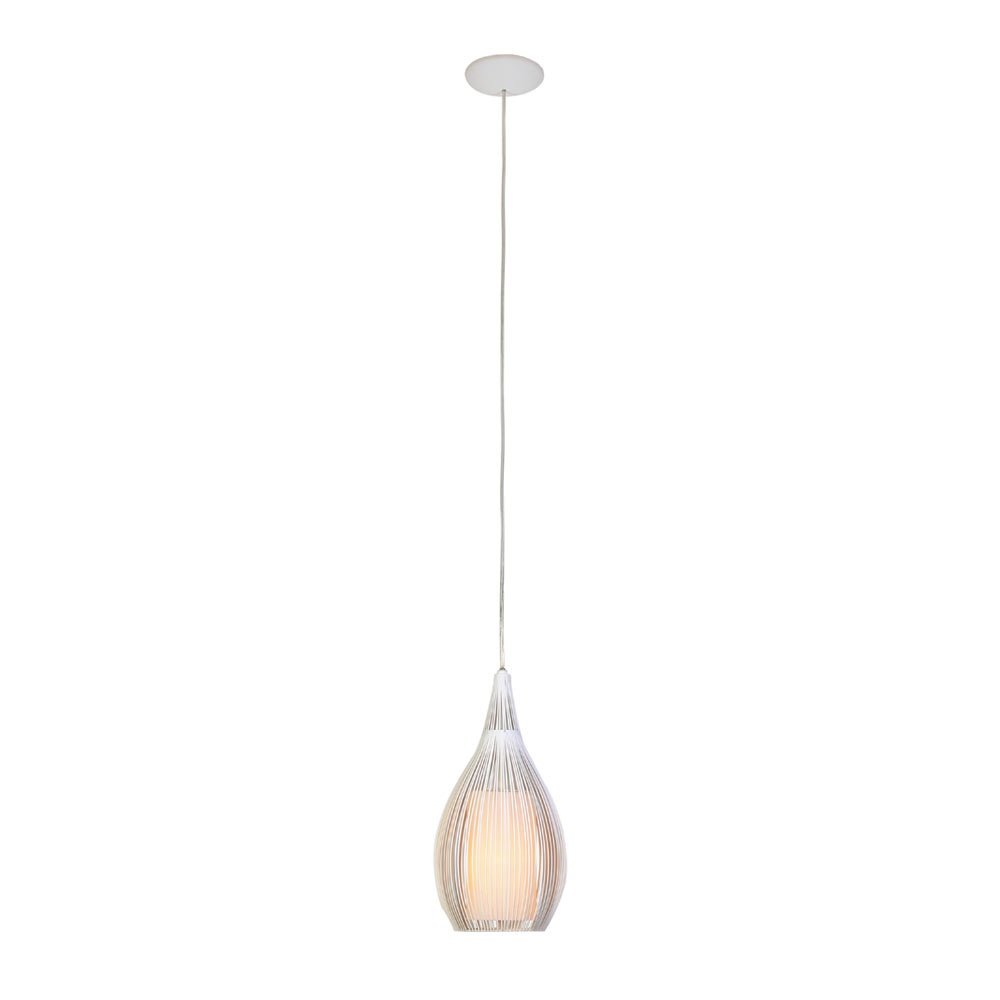 Steel and Glass Pendant
