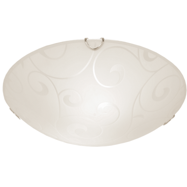 Metal and Glass Ceiling Fitting Small
